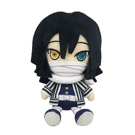 Bandai Demon Slayer Kimetsu no Yaiba Chibi Plush - Iguro Obanai