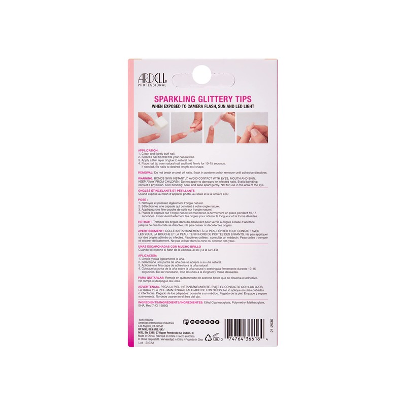 Ardell Nail Addict Flash & Sparkle Blazing Heart