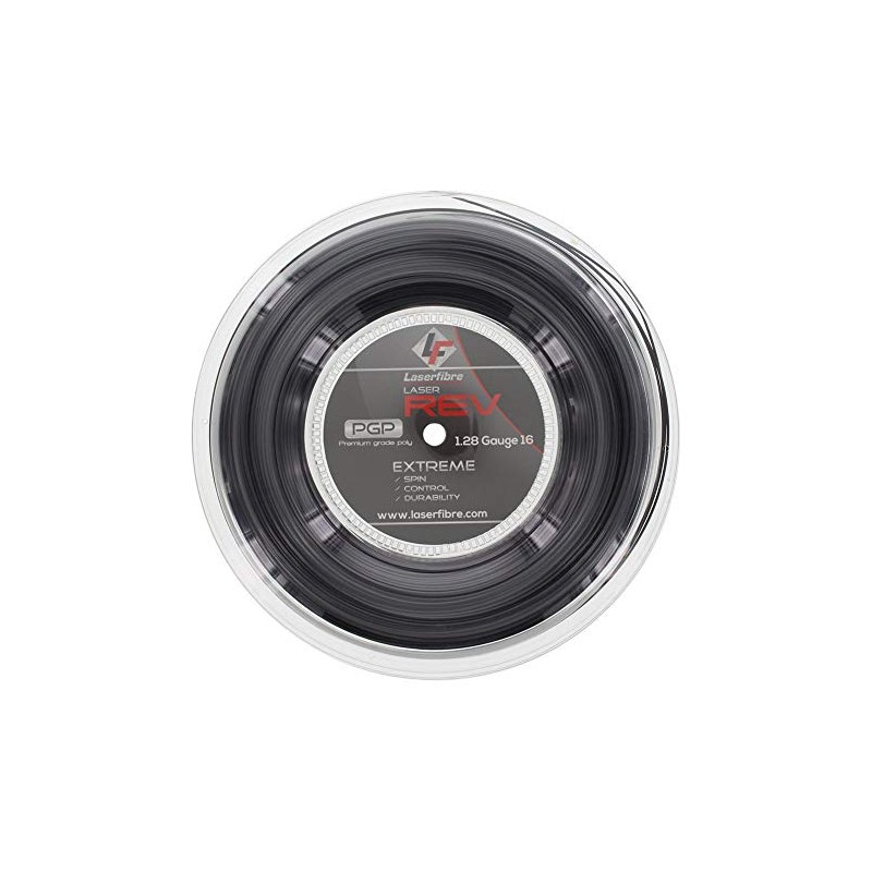 LaserFibre Laser REV (16-1.28mm) String Reel (Black) (200M)