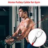 Topfinder Gym Cable, Fitness Steel Cable Machine Pulley System Home