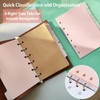 DY.2ten Dividers for 6 Ring Binder, 1/6 Cut Tabs, A7