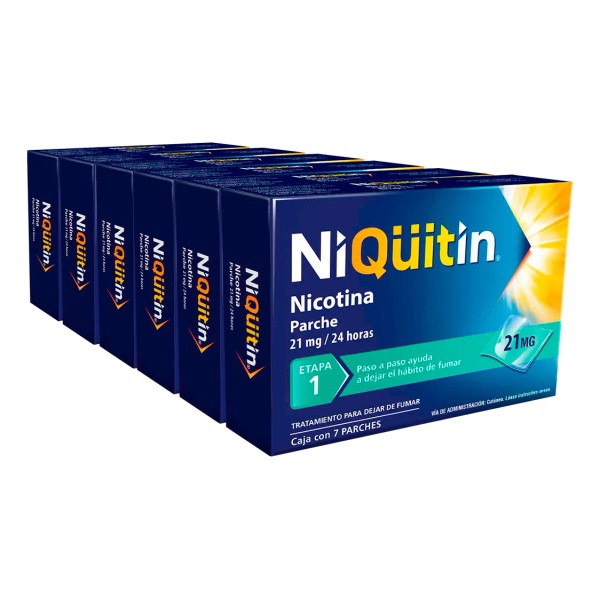 Niquitin Etapa 1 - 6 Pack Tratamiento Para Dejar De