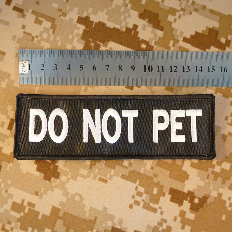 K9 Harness DO NOT PET Dog K-9 Nylon Touch Fastener