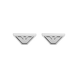Emporio Armani EGS3129040 Men's Cufflinks Stainless Steel, Stainless Steel, No Gemstone