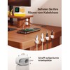 FLYLEAD 8 Stück Silikon Kabelhalter Magnetische Kabelclips Selbstklebende Kabelmanagement Schreibtisch