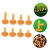 WOONEKY 8pcs Golf Mat Golf Training Tee Golfing Practices Tees
