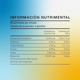 Health Hack Glicinato de Magnesio en Gomitas, 410 mg de Magnesio Elemental como Glicinato por Porción, Sabor Uva, Sin Azúcar, Suplemento Vegano Sin Gl