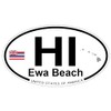 US Decal, Inc. EWA Beach, Hawaii - Oval Magnet with
