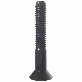 3/8-16 x 4-1/2" Flat Head Socket Cap Screws, Allen Socket Drive, Alloy Steel, Partial Thread, Black Oxide, Machine Thread, Quantity 5