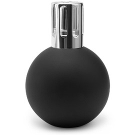 KAZIS Catalytic Lamp, Matt Black & Silver, with Burner, Crown, Funnel & Extinguishing Cap