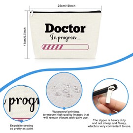 Doctor Gifts Cosmetic Bag Doctors Appreciation Gift Future Doctor Gifts Makeup Bag Thanksgiving Day Birthday Retirement Gifts for Doctor Graduation Gifts for Medical Students Travel Toiletry Pouch