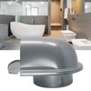 304 Stainless Steel Exhaust Hood Weatherproof Round Ventilation Grill Range