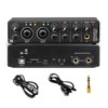 24Bit 192kHz Audio Interface, 2 In 2 Out USB Audio