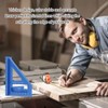 3D Multi Angle Measuring Ruler 45 90 Degree Aluminum Alloy