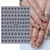 8 Sheets Star Nail Stickers for Nail Art 3D Self-Adhesive