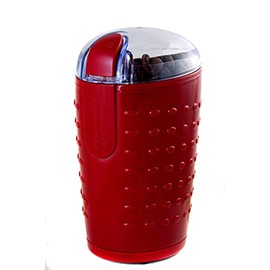 Ovente Electric Coffee Grinder 2.5 Ounce - Small Portable & Compact Grinding Mill with Stainless Blade for Bean Spices Herb and Tea, Perferct for Home & Kitchen - Maroon CG225M
