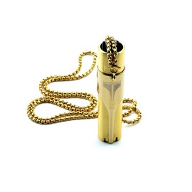 Kasher’s Lighter Necklace with Lighter Tool - Lightweight & Multipurpose Accessory with Chain for Lighters - Suitable to use as Pipe Cleaner, Cutter, or Multi-Tool Lighter Case