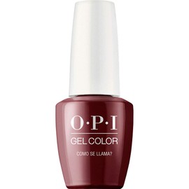 OPI GelColor, Como se Llama?, Red Gel Nail Polish, Peru Collection, 0.5 fl oz
