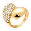 Chunky Gold Rings for Women - 14K Gold Plated Open