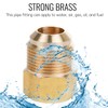 Brass Pipe Adapter - 5/8" SAE Female to 3/4" SAE