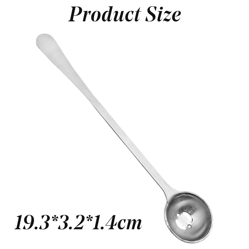 Olive Spoon Stainless Steel Pickle Spoon with Drain Hole Slotted