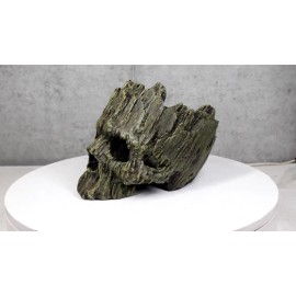 Mythical Greenman Tree Ent Skull Resin Bowl Garden Planter Figurine 7"Long