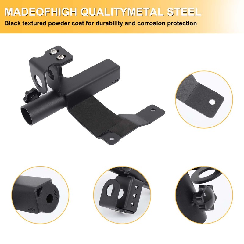 Car Trunk Tailgate Flag Pole Holder and Antenna Mount Bracket