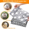 Acshio Rat Cage Platform, Metal Basket Rat Hammock with Mat,