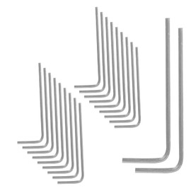 Luomorgo 20 Pcs 1.5mm/1/16 Inch Allen Wrench, L Shaped Hex Key Wrench, Heavy Duty Steel Hexagon Wrench Tool for Repairing, Installation