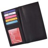 MARSHAL Checkbook Cover Holder Super Slim Plain Mens Womens Genuine