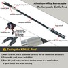 Kehail Retractable Aluminum Cattle Prod, 43.6" Waterproof Cattle Prod Stick,