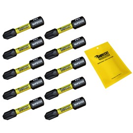 10 x SabreCut SCPZ332_10 32mm PZ3 Magnetic Impact Screwdriver Driver Bits Set Pozi Pozidriv Heavy Duty
