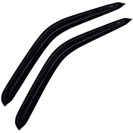 VICOJETOR Original Side Window Wind Deflector,2pcs in-Channel Tape-On Nice Rain Guards Set fit for 94-01 Dodge Ram 1500 94-02 2500 3500 with Standard Mirror (Except Towing Mirror) xp 92352