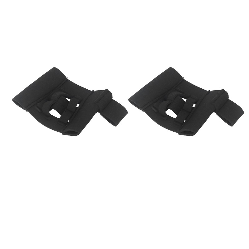 2Pcs Baseball Training Catching Glove Black Soft Comfortable Mini Baseball