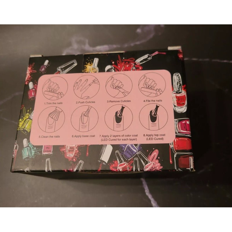 KIPOZI 6 PACK Gel Nail Set Gel Nail Polish Kit