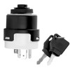 85804674 Ignition Starter Switch With 2 Keys Compatible with JCB