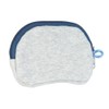 Half Round Coin Pouch Sweatshirt, H/Gray, One size