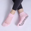 New Summer Pilates & Yoga Socks with Round Toe, Mesh Instep, and Non-Slip Grips - Comfortable Cotton, Cool Design (Free Size) Size/Light Gray 20ea