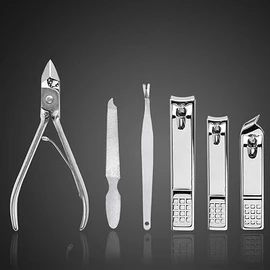 Triko Kit de Pedicura para Pies de 18 Piezas con Estuche de Manicura Portátil, Juego de Cortauñas para Uñas y Pies, Kit de Manicura y Pedicura de Acero Inoxidable