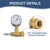 MEASUREMAN Air Over Water Test Regulator with Gauge, 2” Dial,