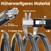 Anweller Bicycle Lock Fingerprint with 2 Keys, Bicycle Cable Locks