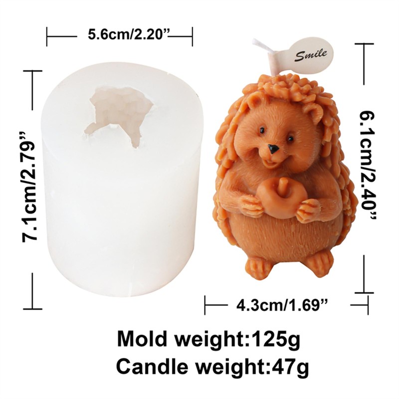 Moldes de silicona para velas (Paquete de 2 moldes para