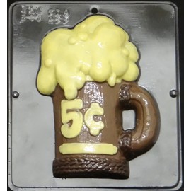 Large Beer Mug Chocolate Candy Mold 548