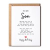AIQIUQIU Birthday Card for Son, Funny Birthday Greeting Card for