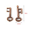 Sujosa 2 Pair Sets of Metal Brain Teaser Puzzle Keys,