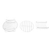 For Air Fryer Pans Set Heatproof Easy Cleaning Stainless Steel