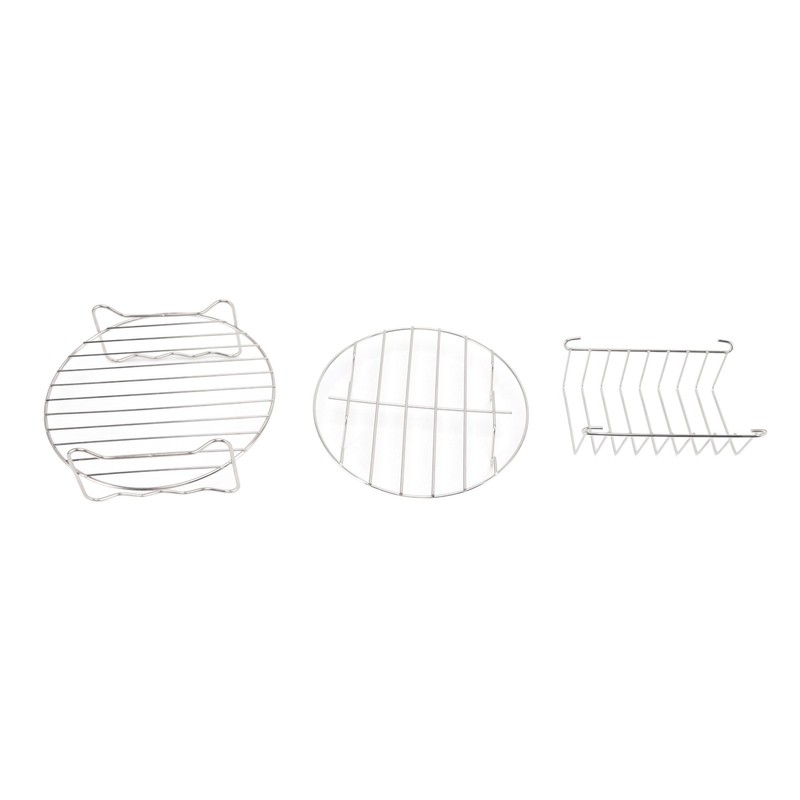 For Air Fryer Pans Set Heatproof Easy Cleaning Stainless Steel