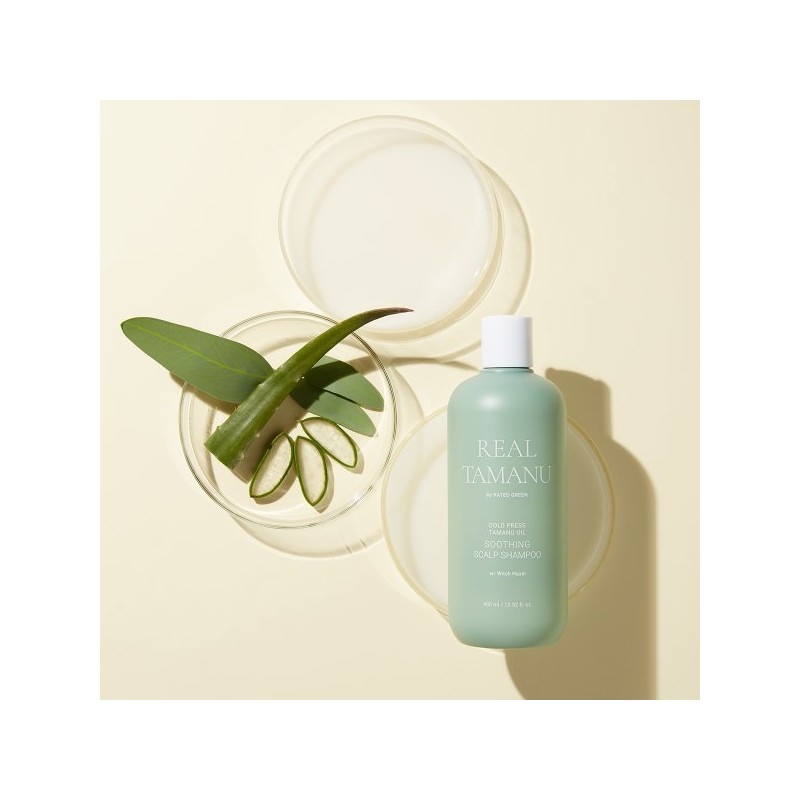 Rated Green Real Tamanu Soothing Scalp Shampoo 400ml / 레이티드그린