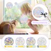 Pack of 45 Prism Window Stickers, Suncatcher Stickers, Antibird and