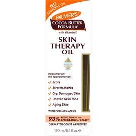 Aceite para terapia de la piel, fórmula con vitamina E de manteca de cacao, 5.10 oz, de Palmer's, paquete de de 1 | Deep Body Moisturizer for Dry, Dam